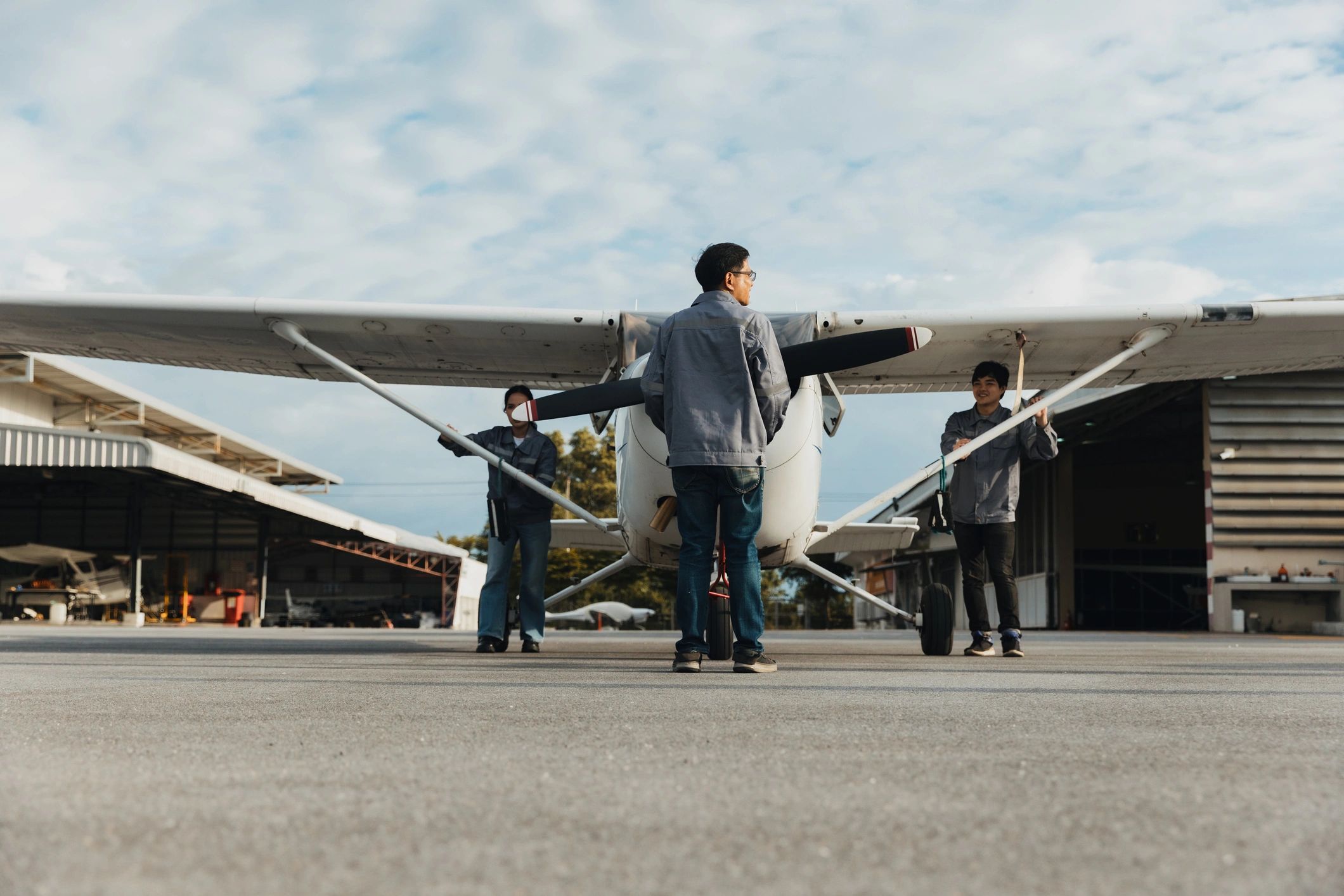 pilot and instructor preflight inspection